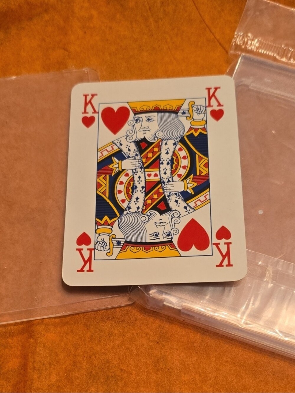 Gucci King Of Hearts Playing Card With Display Stand. New